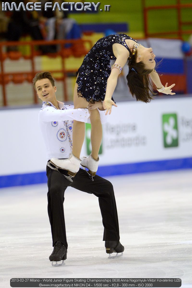 2013-02-27 Milano - World Junior Figure Skating Championships 0636 Anna Nagornyuk-Viktor Kovalenko UZB